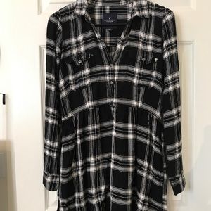 American Eagle flannel dress